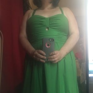 Size 20 Green EShakti swing dress